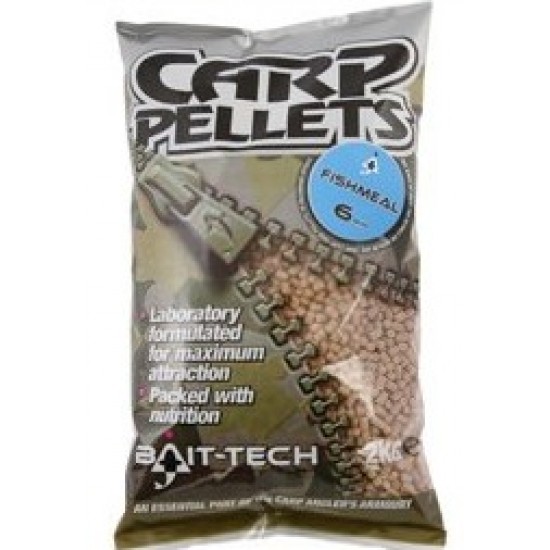 Bait-Tech Fishmeal Carp Feed Pellets 4mm - 2kg Bait-Tech Fishmeal Carp Feed Pellets 4mm - 2kg