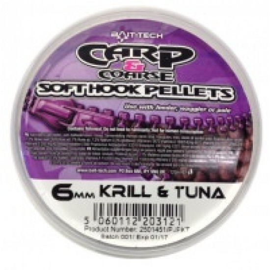 Bait-Tech Soft Hook Pellets Krill & Tuna 6mm 