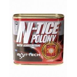 Bait-Tech N-tice Canned Polony Meat  340g  Bait-Tech N-tice Canned Polony Meat  340g