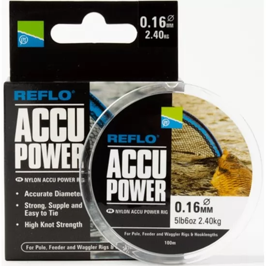 Fir Monofilament Preston - Accu Power 0.16mm Fir Monofilament Preston - Accu Power 0.16mm