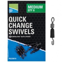 Preston - Agrafe Rapide Quick Change Swivels Small Preston - Agrafe Rapide Quick Change Swivels Small