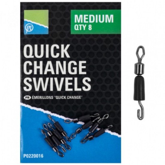 Preston - Agrafe Rapide Quick Change Swivels Small