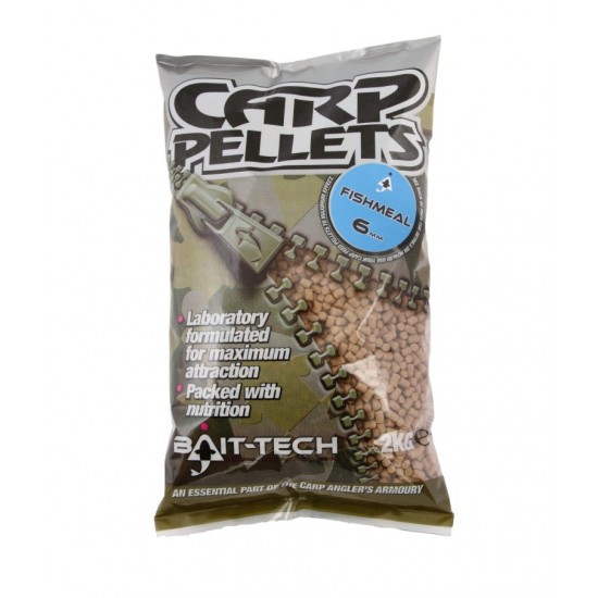 Bait-Tech Fishmeal Carp Feed Pellets 8mm - 2kg Bait-Tech Fishmeal Carp Feed Pellets 8mm - 2kg