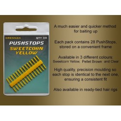 Stopper - Drennan Pushstops : Pellet Brown Stopper - Drennan Pushstops : Pellet Brown