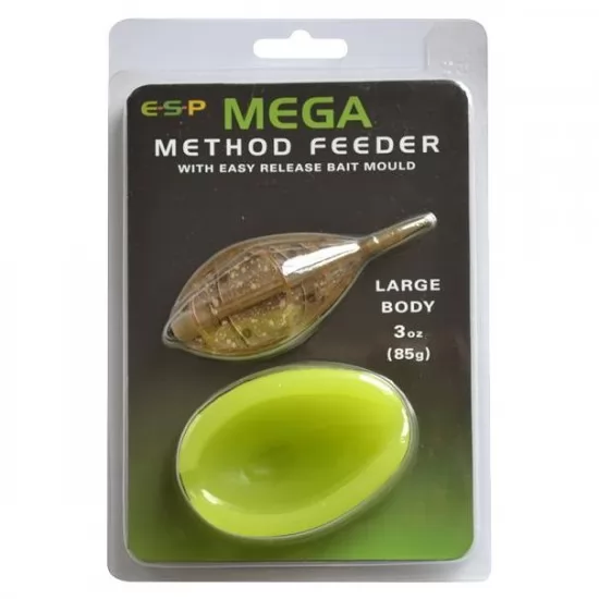 Set matrita si momitor - ESP Mega Method Feeder & Mould 56gr L Set matrita si momitor - ESP Mega Method Feeder & Mould 56gr L