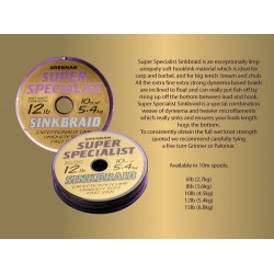 Drennan Super Specialist Sinkbraid - Fir Textil 6lb Drennan Super Specialist Sinkbraid - Fir Textil 6lb