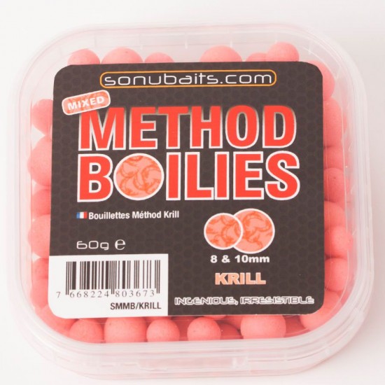 Sonubaits Krill Mixed Method Boilies 8 &10mm