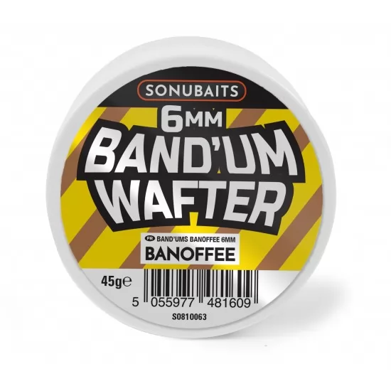 Wafter Sonubaits - Band`Um Banoffee 6mm Wafter Sonubaits - Band`Um Banoffee 6mm