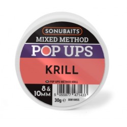 Sonubaits Mixed Method Boilies Krill Pop-Up 8 &10mm