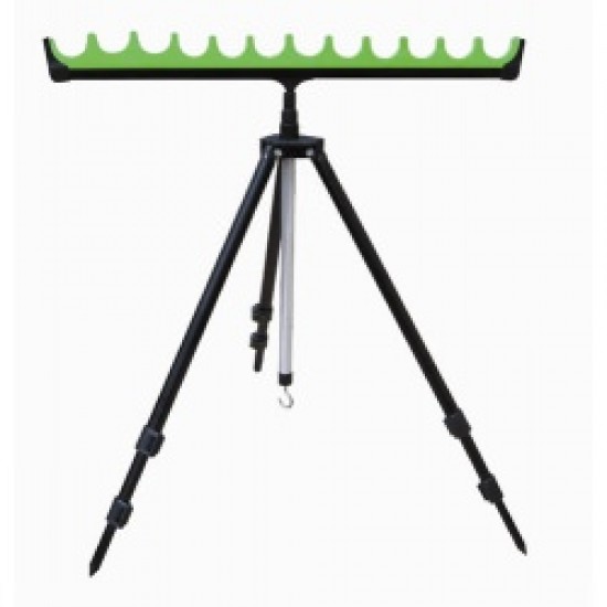 Tripod cu Suport Lanseta Feeder Nevis 120 cm si 8 posturi