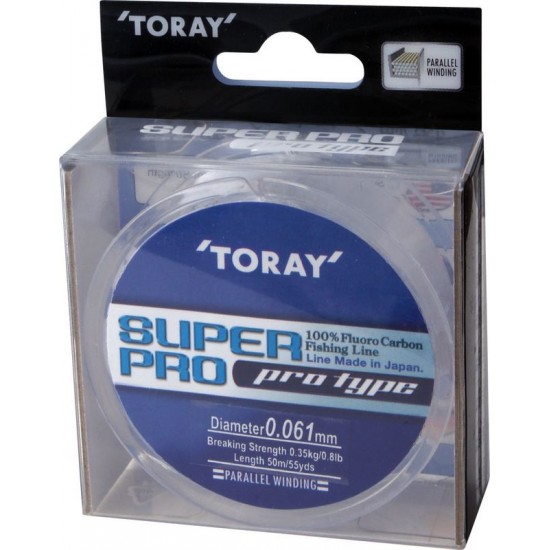 Fir Fluorocarbon TORAY SUPER PRO   0.085 mm