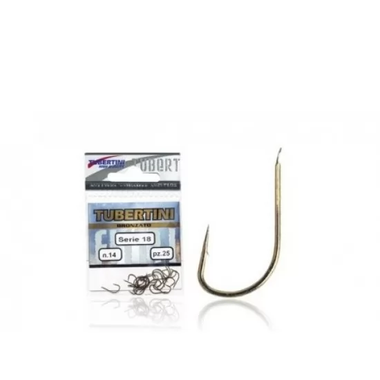 Carlige Serie 18 Tubertini - Bronzato Nr.12 Carlige Serie 18 Tubertini - Bronzato Nr.12