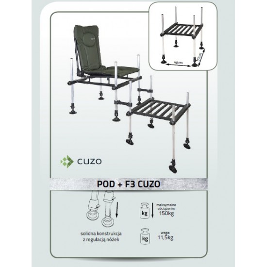 Cuzo - Scaun Feeder F3 + Platforma