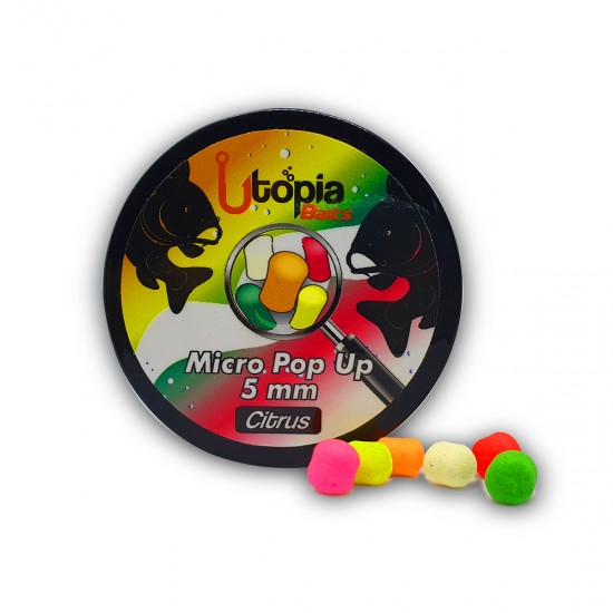 Utopia Baits Fluoro Micro Pop-up Mix 5mm