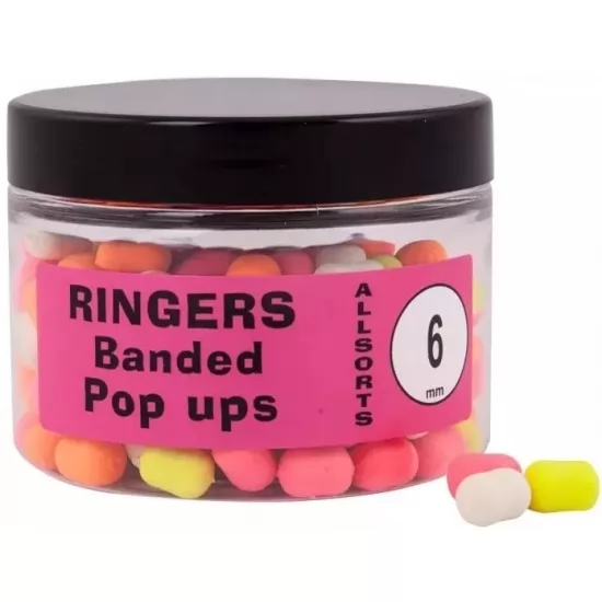 Momeala Flotanta Dumbell Ringers - Allsorts Pop-Up 6mm Momeala Flotanta Dumbell Ringers - Allsorts Pop-Up 6mm