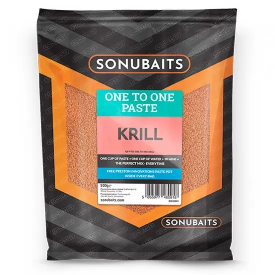 Pasta Sonubaits - One To One Paste Krill 500g Pasta Sonubaits - One To One Paste Krill 500g