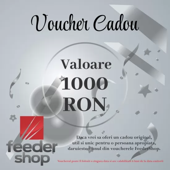 Voucher Cadou Feedershop - Valoare 1000 RON Voucher Cadou Feedershop - Valoare 1000 RON