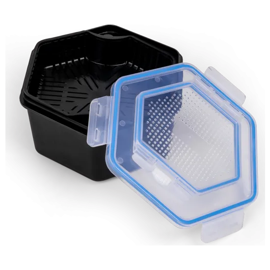 mama② Cutie momeala Zebco - Secure-Lock Bait Box and Sieve 2.0L